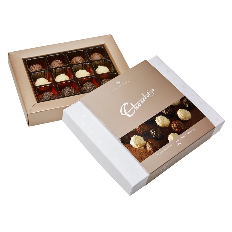 Chocolatier 150g Pure Indulgence Milk, Dark & White Truffles
