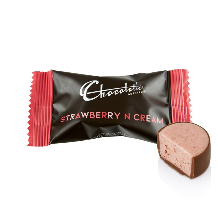 Chocolatier Australia Delights Chocolate - Strawberry N Cream