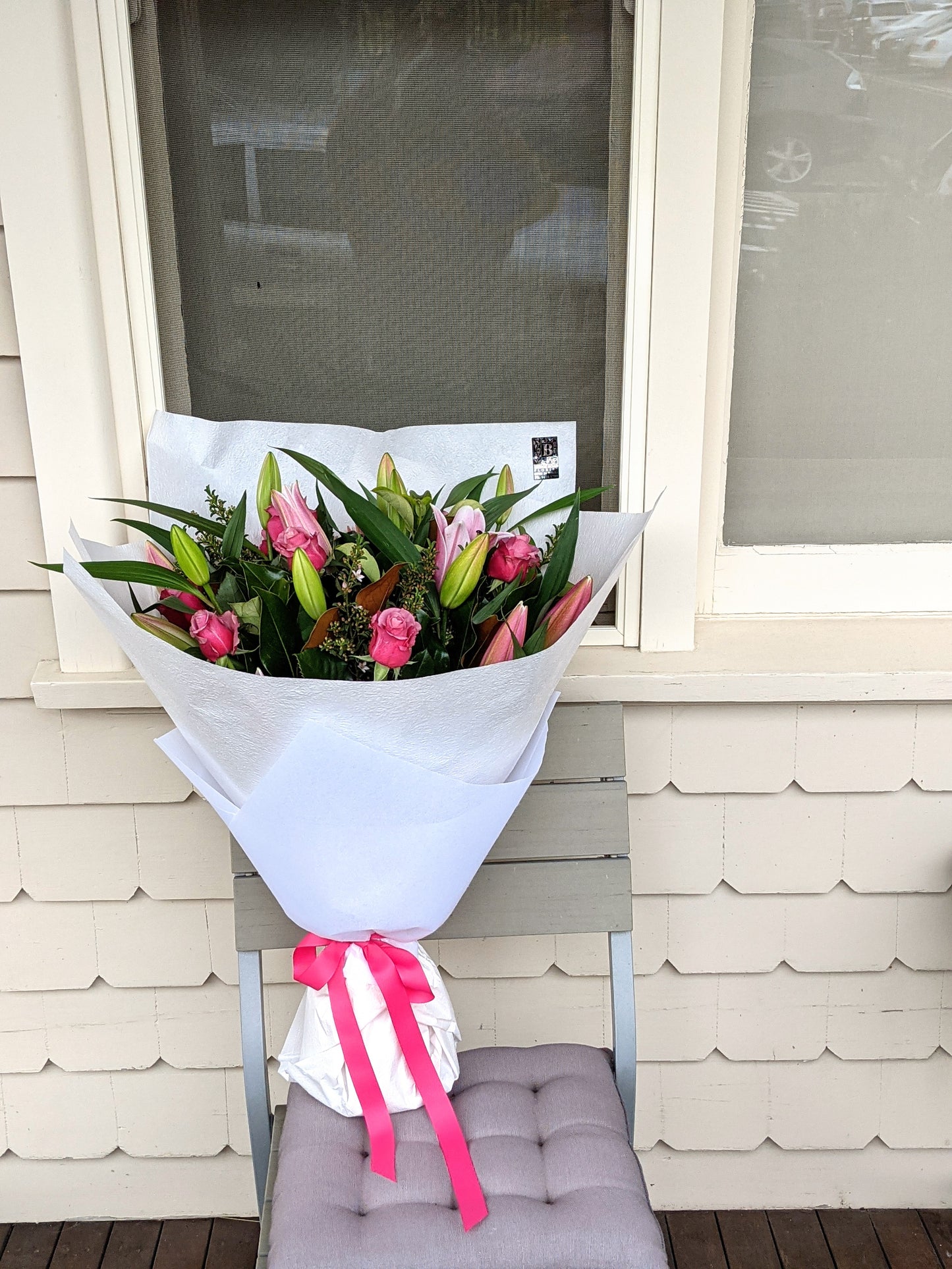 Lily and Rose Bouquet