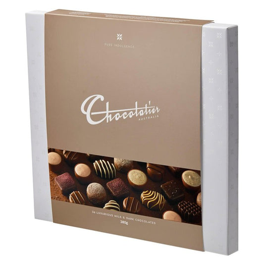 380g Pure Indulgence Milk Dark Chocolates