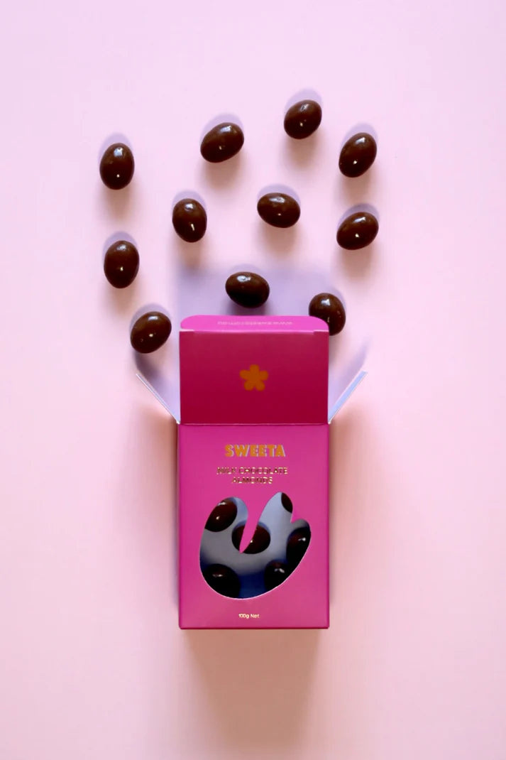 SWEETA Milk Chocolate Almonds 100g