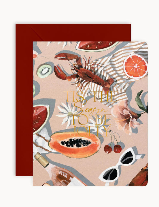 "Tis the Season to be Jolly" Christmas Card