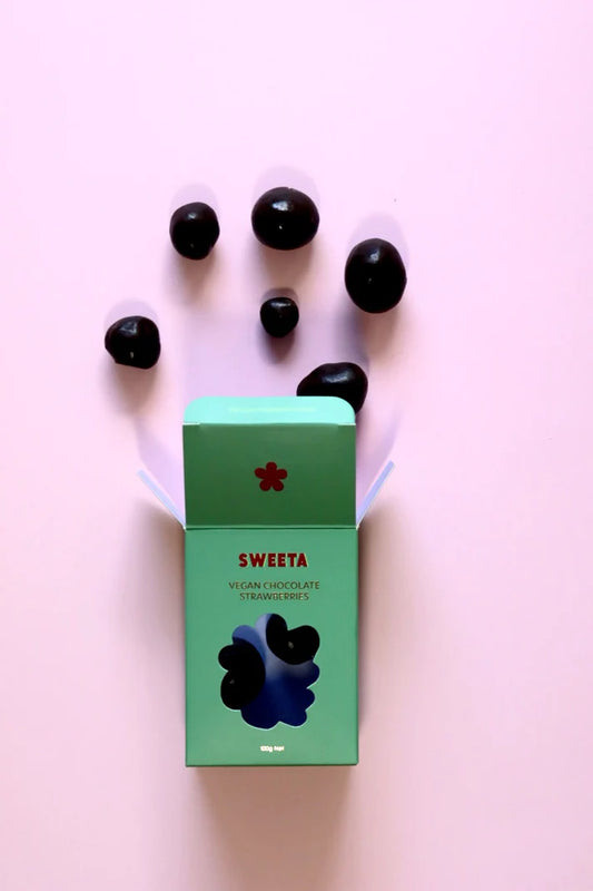 SWEETA Vegan Chocolate Coated Strawberries 100g