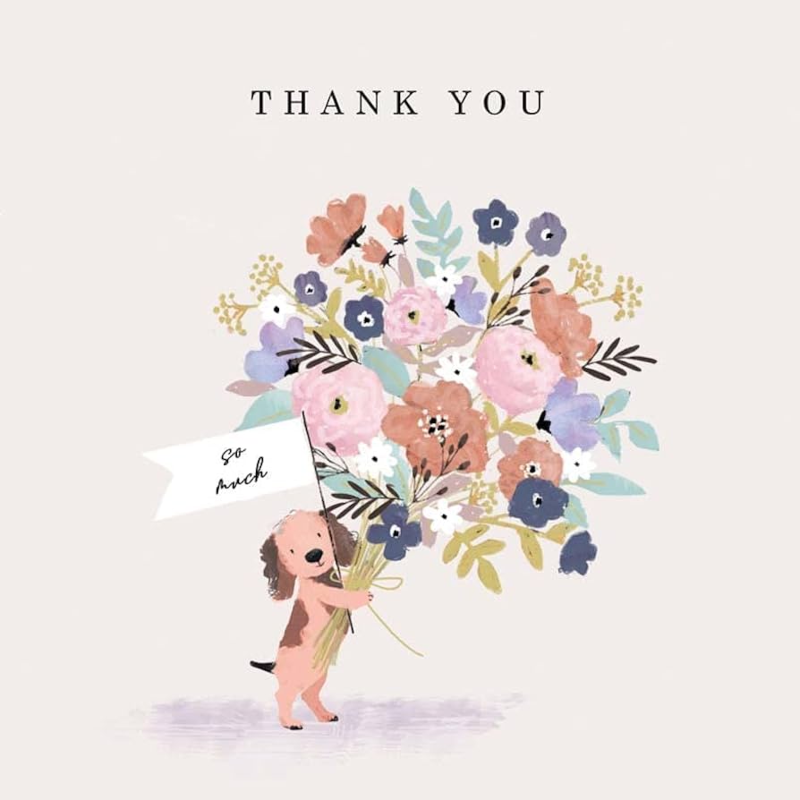 Small Greeting Card - Thank You