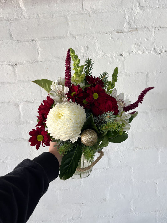 Season's Greetings Jar